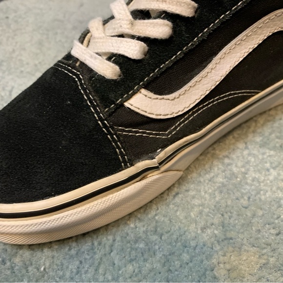 VANS Old Skool Classic Black / White Low Top Women’s Size 7.5 Men’s 6 Preowned - Picture 13 of 16